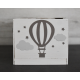 Boîte à mouchoirs - Avions et montgolfière