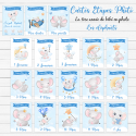 Cartes étapes PHOTO éléphant