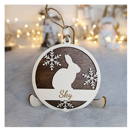 Boule de Noël "Lapin"