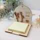 Support post it "I love you" terracotta