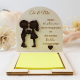 Support post it Enfants amoureux