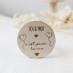 Magnet Saint Valentin en bois gravé