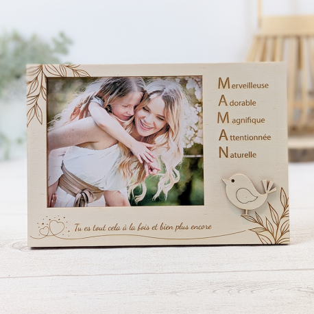 Cadre photo Acrostiche MAMAN